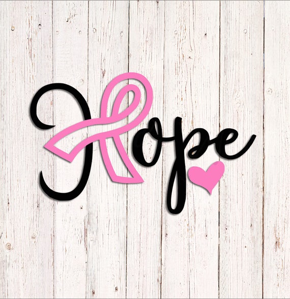 hope breast cancer decal