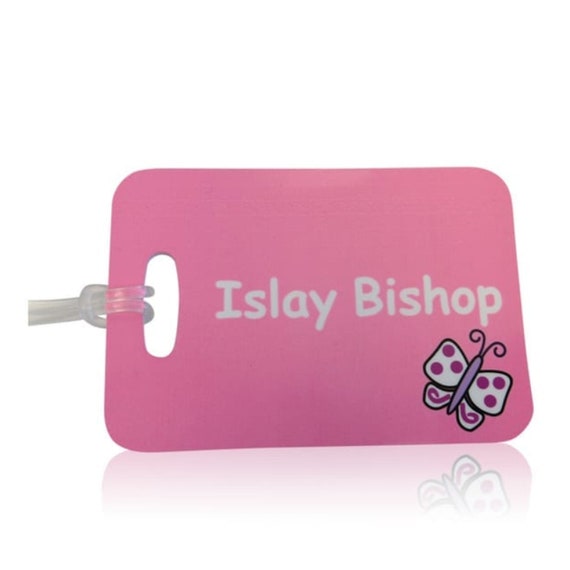 personalised childrens luggage tags