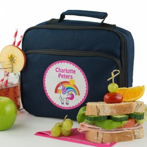 Personalised Unicorn Lunch Bag - Lunch Bag for Girls, Insulated School Lunch Bag - Snack Bag