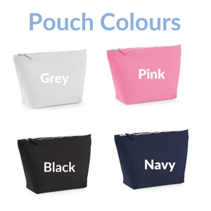 Personalised Charger Pouch Personalised Father's Day Gift for Cable Storage image 4