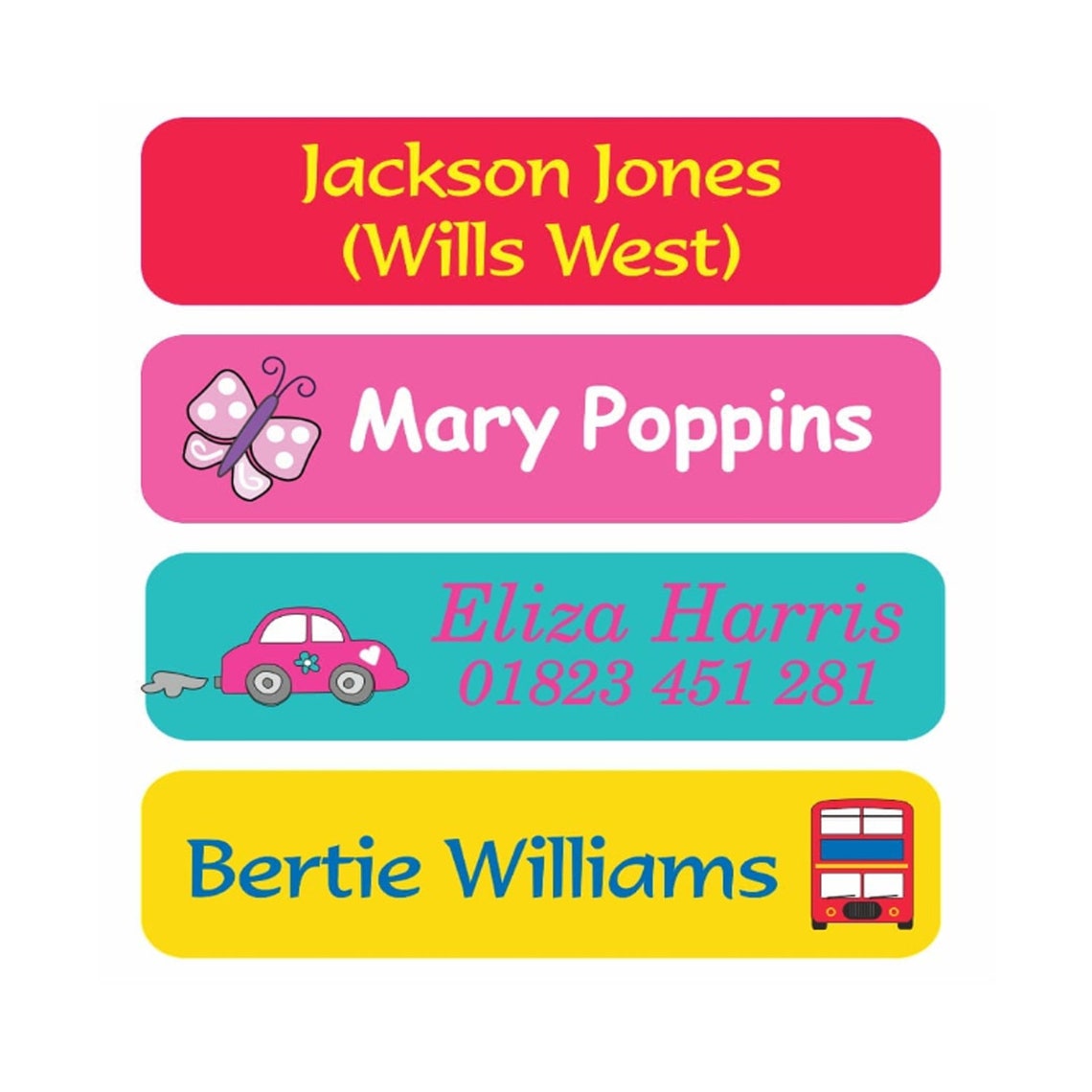 Iron on Clothing Labels Washable Iron on Stickers Etsy UK