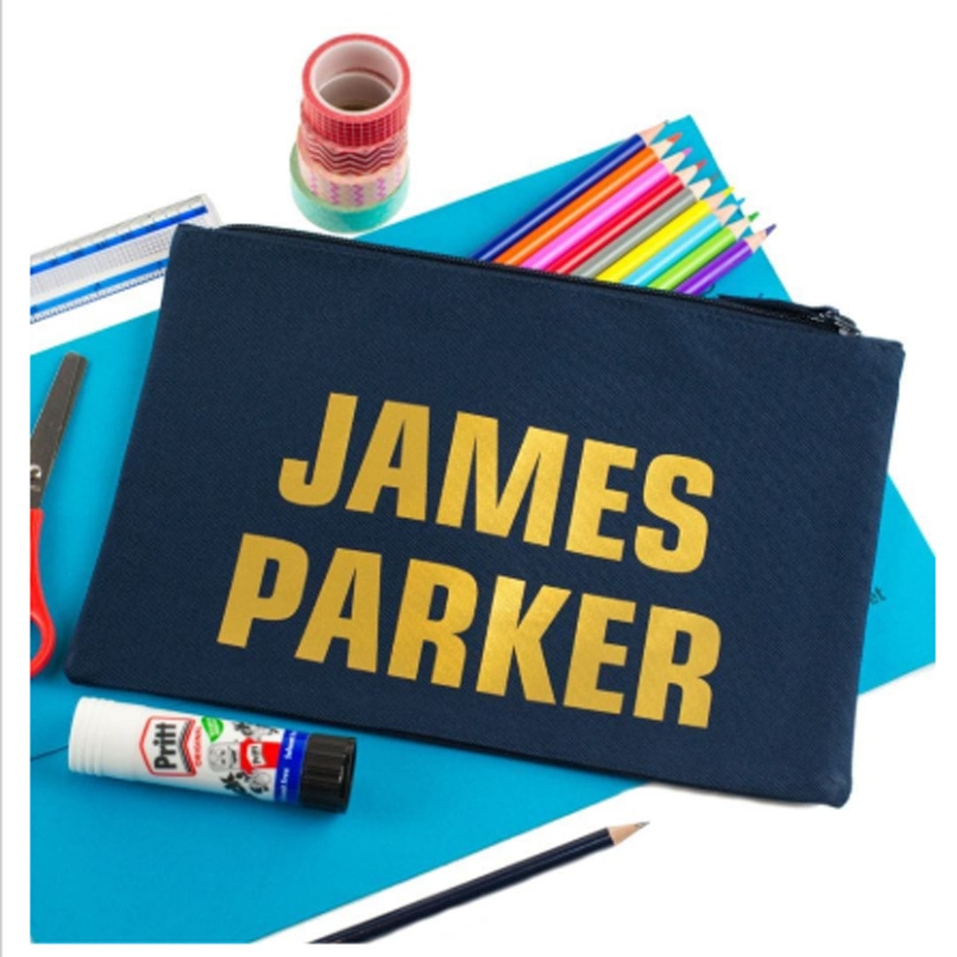 LARGE 28x19 Personalised Pencil Case Custom Personalized Pencil Case