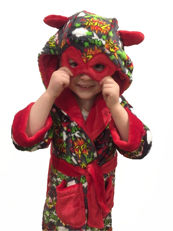 superhero dressing gown child