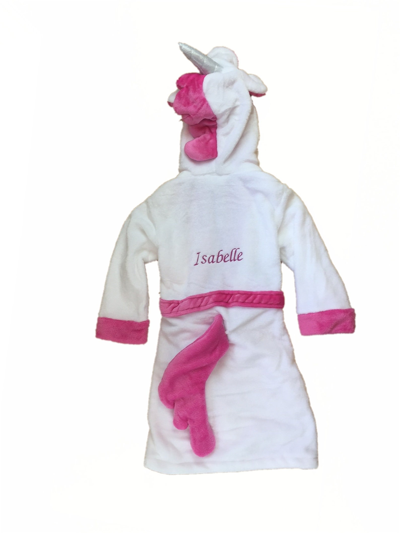Personalised Unicorn Childrens Girls Dressing Gown Robe Etsy