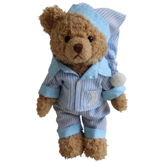 teddy bear in pyjamas