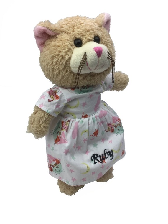 personalised cat teddy