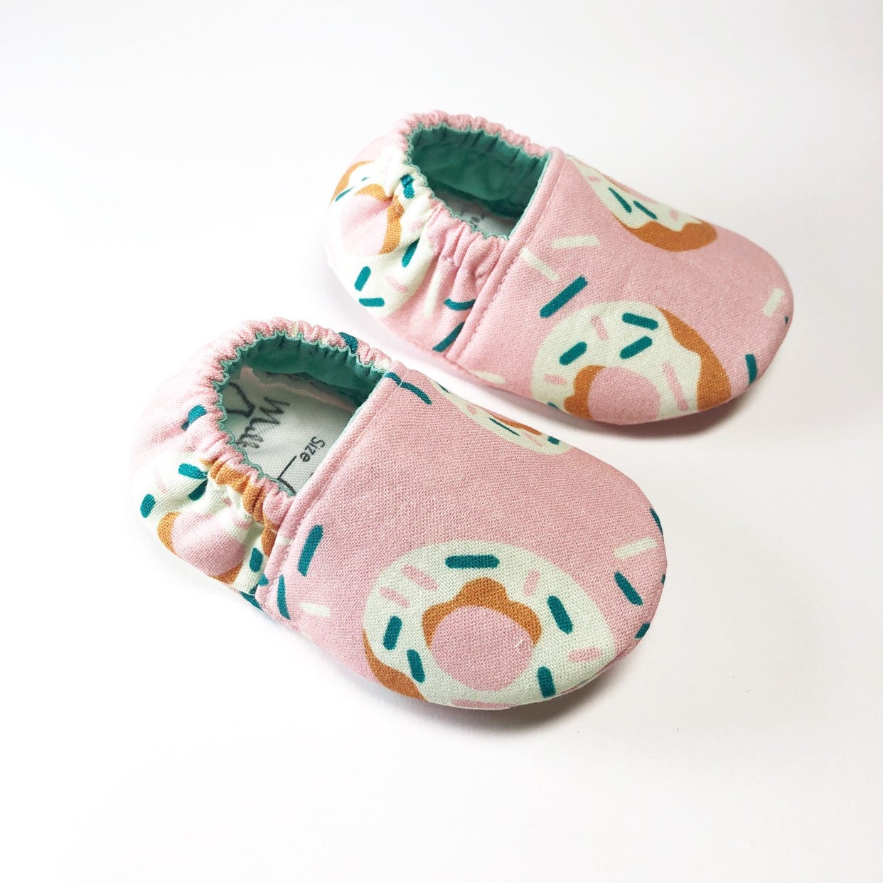 Donut Baby Shoes Donut Moccasins Donut Toddler Slippers Etsy