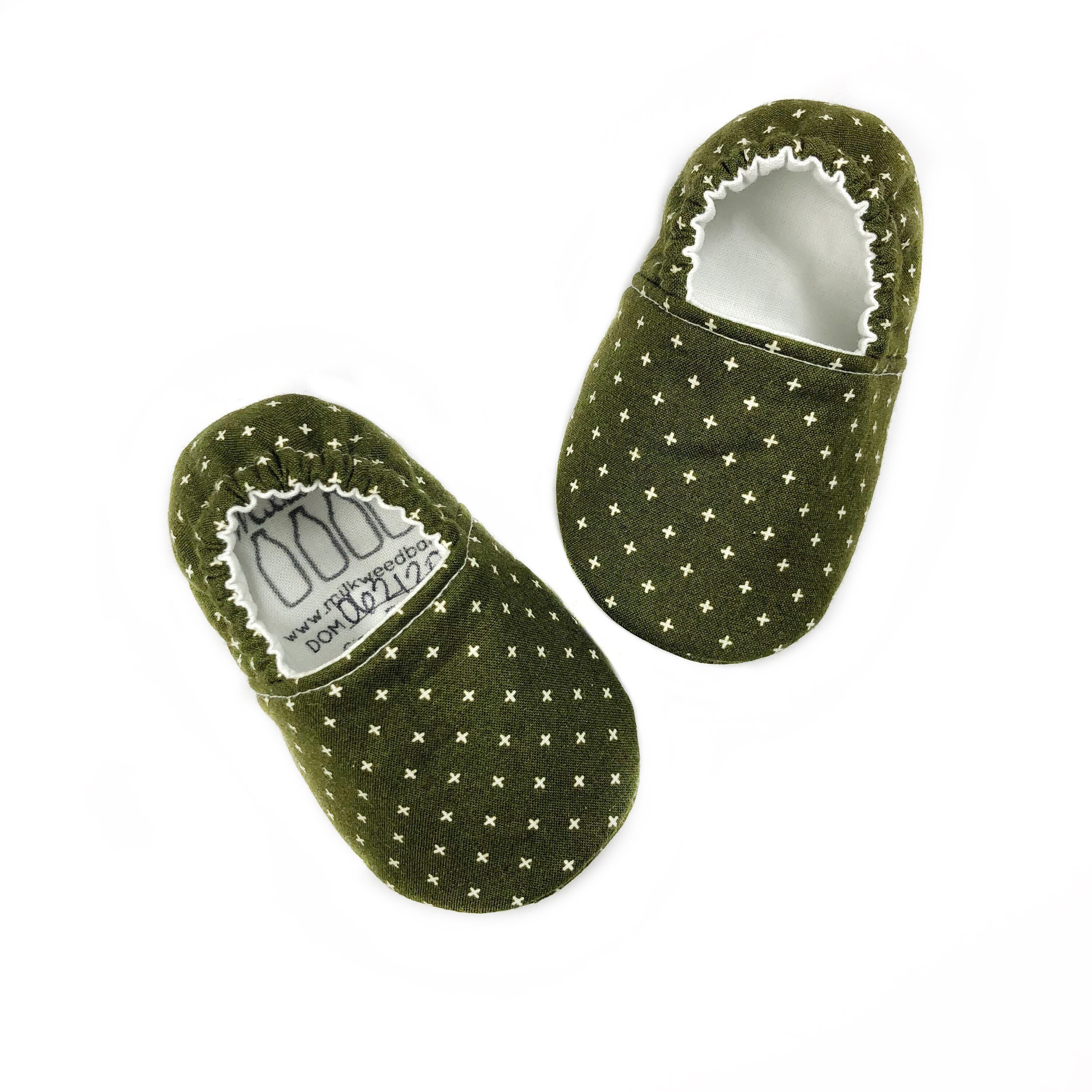Olive Green Plus Sign Moccs / Baby Moccs/ Mocs / Infant | Etsy