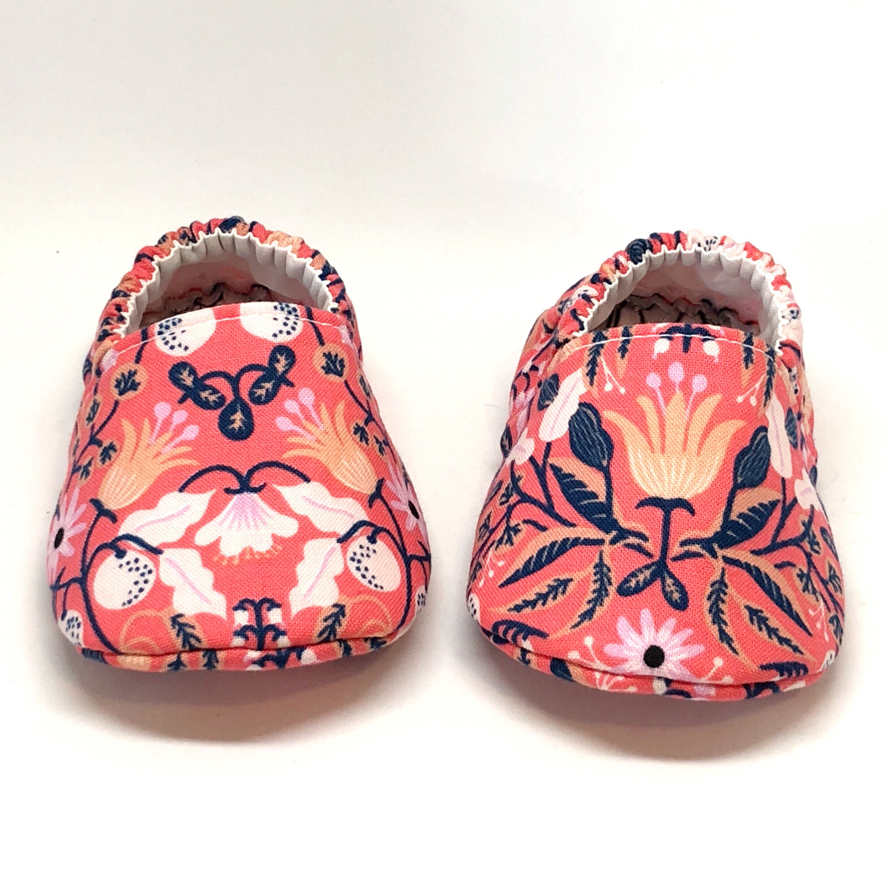 floral baby shoes