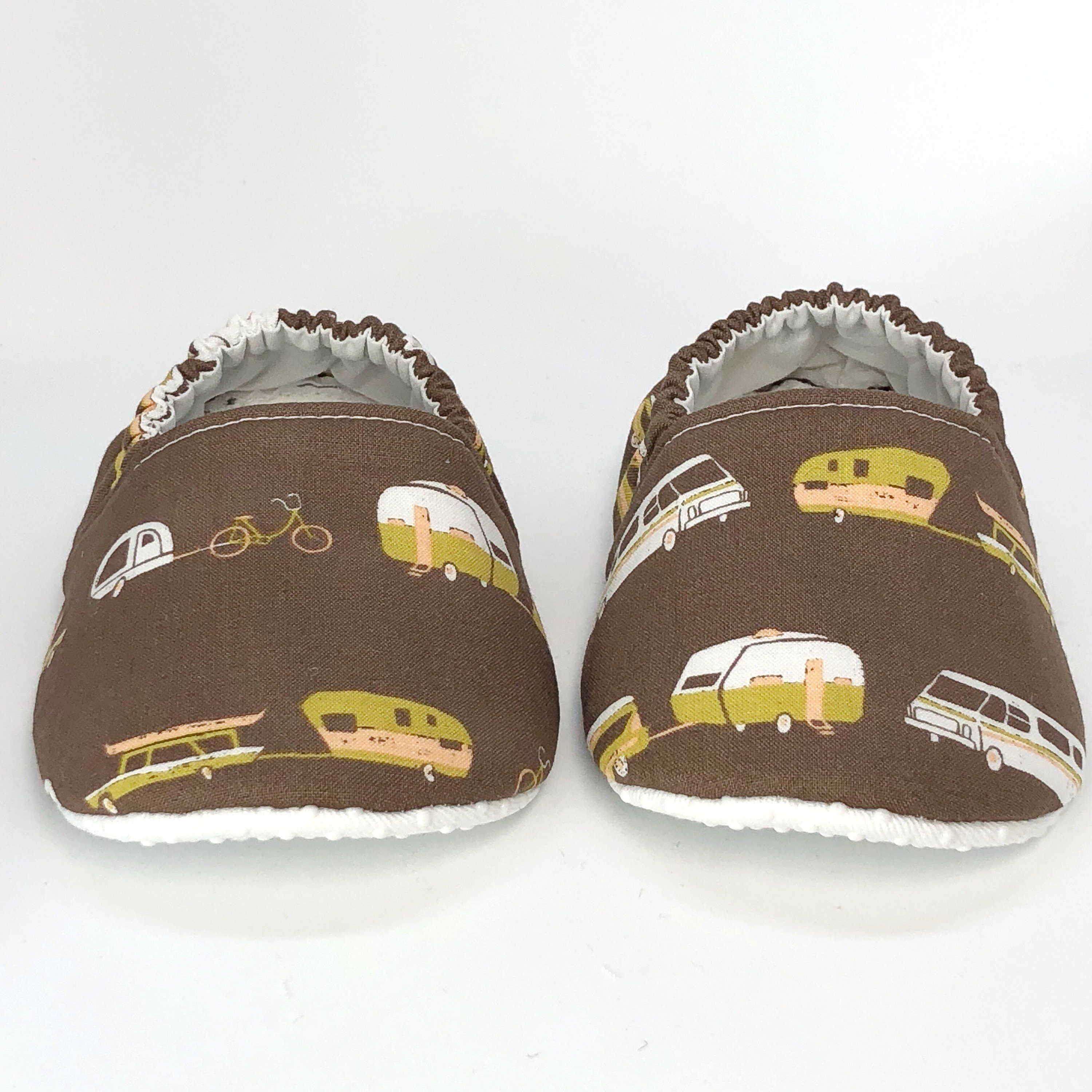 Happy Camper Baby Shoes, Unisex Clothes , Camping Baby Happy Camper Baby Shoes, Unisex Clothes , Camping Baby