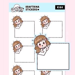 Bloc de notas funcional K180, pegatinas para planificadores, diarios, Bullet Journal, Bujo, álbumes de recortes y papelería