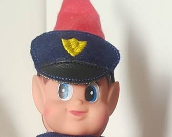Elf Police Costume Elf Dress Up Elf Police Elf Compatible Dress Up Clothes Outfit 12inch doll Officer Cop Clothes Handcuffs NOT INCLUDED