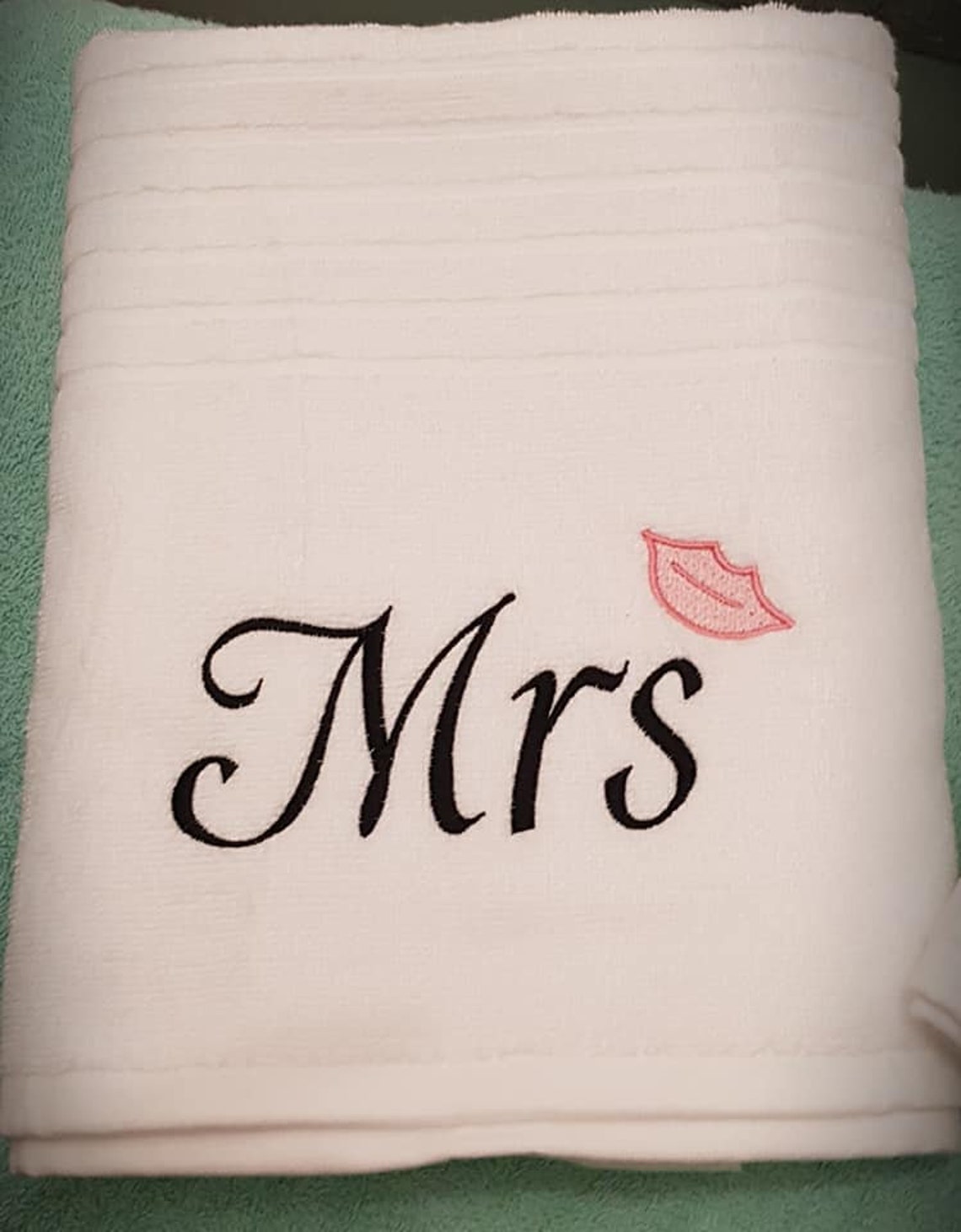 Mr & Mrs Bath Towels Mr Towel Mrs Towel Embroidered Set Etsy