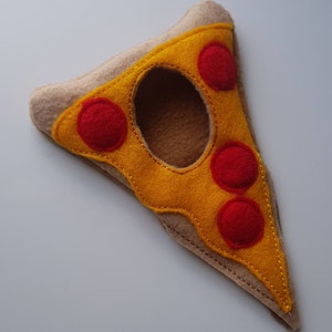 Slice of Pizza Elf Costume Dress Up Elf Pizza Elf Pizza Doll Dress Up Elf Fun at Christmas Pepperoni Pizza Yum image 5