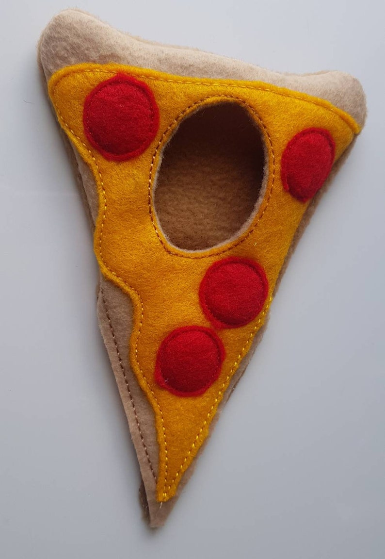 Slice of Pizza Elf Costume Dress Up Elf Pizza Elf Pizza Doll Dress Up Elf Fun at Christmas Pepperoni Pizza Yum image 2