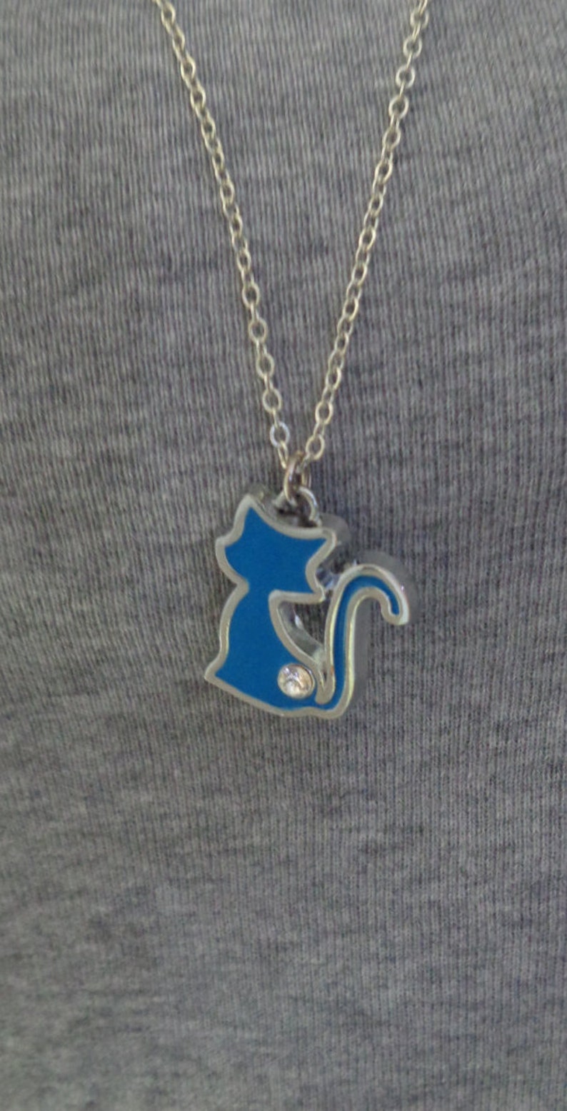 Cat necklace Cat Jewelry Crazy Cat Lady Best Friend Gift Friendship necklace Sister Gift Gift for Her