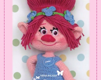 Poppy - Amigurumi Crochet Pattern by Maria Amelina