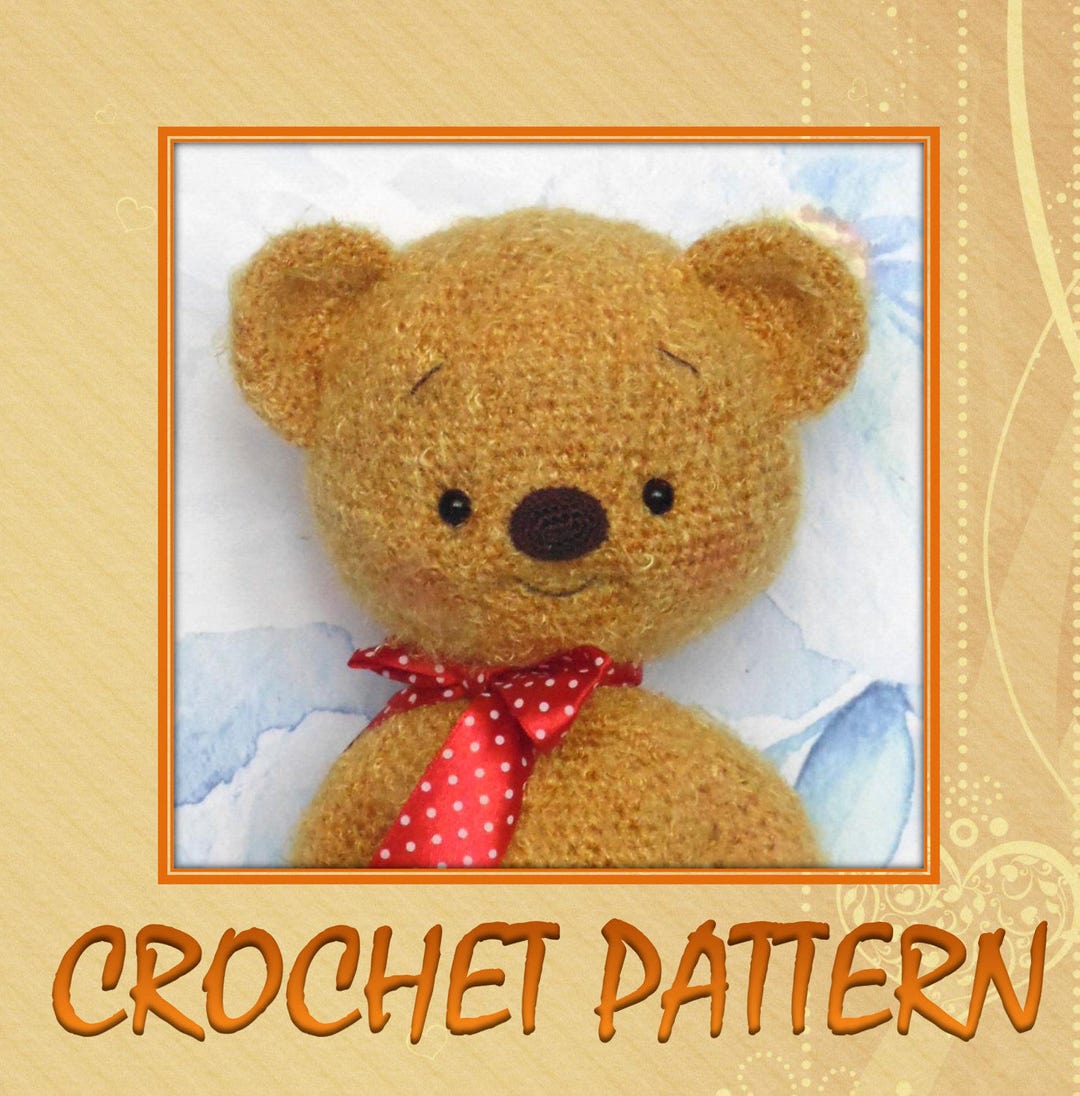 Teddy Bear Honey Amigurumi Crochet Pattern by Maria Amelina - Etsy