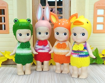 1pc / Bow tie Romper For Sonny Angel Regular Series (Doll Not Included)