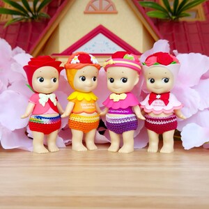 1pc / Solid Color Mini Shorts for Valentine&#39;s Sonny Angel (Doll Not Included)