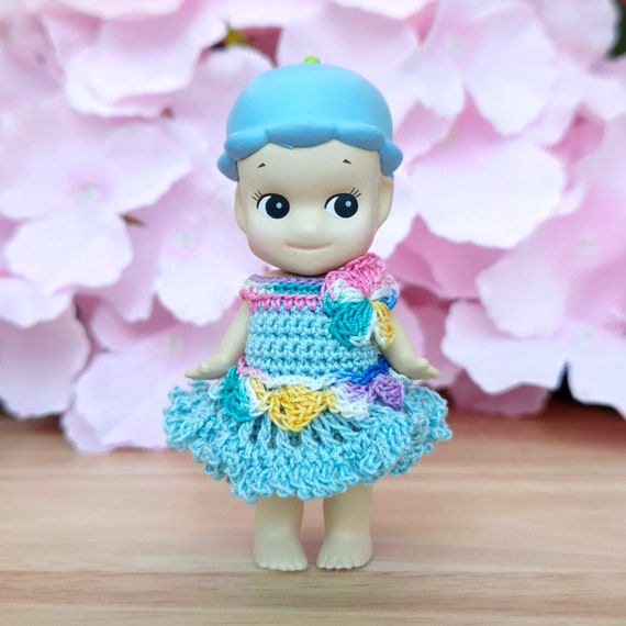 angel dress blue Ruffle Mini for Sonny (doll Not Included) PARTYWEAR Madeline (Cartoon Series Version) Size:12m preppy style.