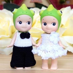 Elegant Suit or White Dress – Handmade Outfit for Sonny Angel (Doll Not Included)