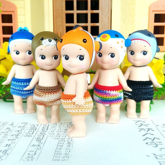 1pc / Cute Mix Shorts for Sonny Angel / Sonny Angel Clothes / 배색반바지 