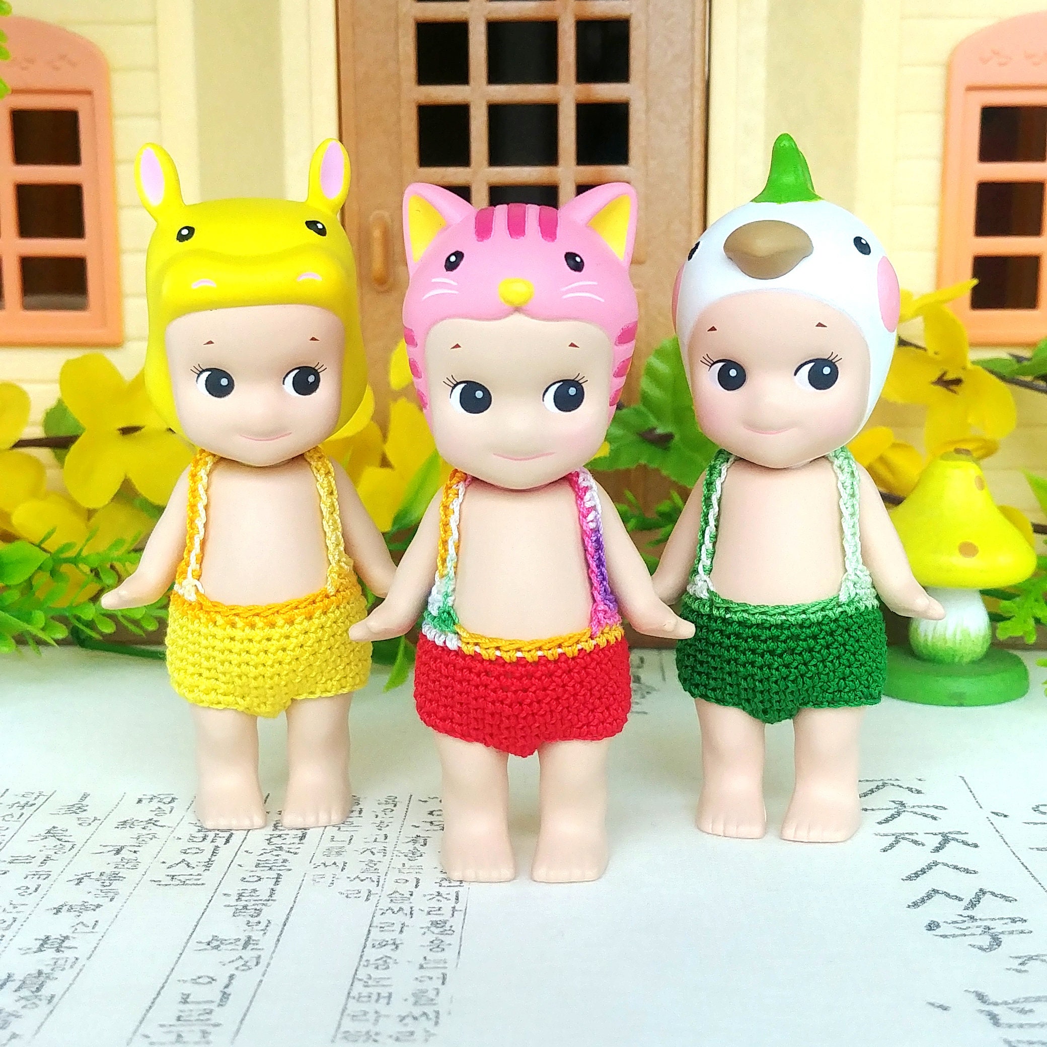 1pc / Strap Shorts for Sonny Angel / Sonny Angel Clothes / 줄 반바지 
