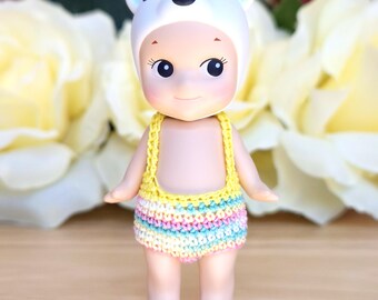 ファッション雑貨・小物その他 Hashtag DDD Bunny Doll Yellow Striped Legwarmers JUENAWMIU Cute Bunny Ears Furry Leg Warmers Fur Ball Bow Leg