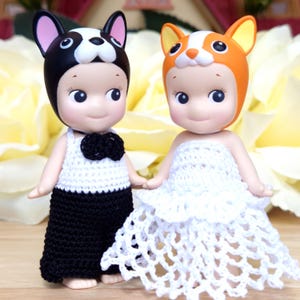 Elegant Suit or White Dress – Handmade Outfit for Sonny Angel (Doll Not Included)