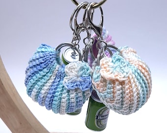 A Tiny Crochet Bag You'll Love Mini Bag Charm Keychain, Handmade Bag Charm (3 Colors)
