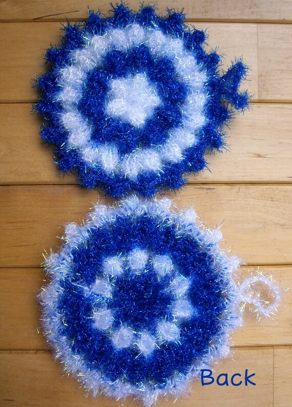 Buy 5 Get 1 Free Crochet Popcorn Flower Dish Scrubbies Popcorn Flower Susemi Dish Scrubbies Popcorn Scrubber