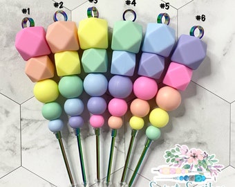 4.3" Pastel Rainbow Collection, Cookie Scribe, Scribe Tool, Colorful Scribe, Silicone Scribe, Cookie Tool