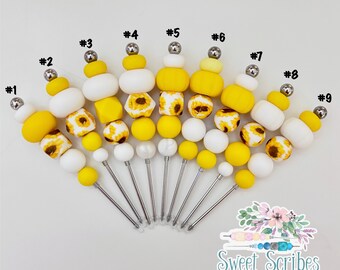 Colección de girasol blanco de 4,3", escribano de galletas, herramienta de escribano, escribano de girasol blanco, escribano de silicona, herramienta para galletas, escribano de galletas