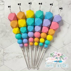 Colección Rainbow de 6&quot;, Escribano de galletas, Herramienta de escribano, Escribano arcoíris, Escribano de silicona, Herramienta para galletas, Escribano de galletas