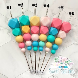 Colección Spring #3 de 5&quot;, escribano de galletas, herramienta de escribano, escribano rosa, escribano de silicona, herramienta para galletas, escribano de galletas