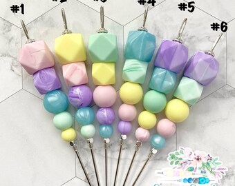 Colección Spring #6 de 5", escribano de galletas, herramienta de escribano, escribano rosa, escribano de silicona, herramienta para galletas, escribano de galletas