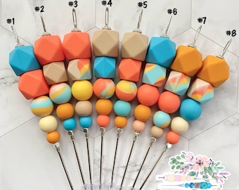 Colección Tie Dye n.º 4 de 5 pulg., Marcador de galletas, Herramienta de escritura, Marcador rosa, Marcador de silicona, Herramienta para galletas, Marcador de galletas