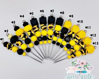 Colección de girasol negro de 4,3", escriba de galletas, herramienta de escriba, escriba de girasol negro, escriba de silicona, herramienta de galletas, escriba de galletas