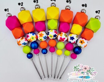 Colección de flores coloridas de 4,3", escriba de galletas, herramienta de escriba, escriba de flores coloridas, escriba de silicona, herramienta de galletas, escriba de galletas