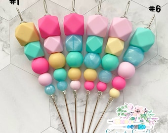 Colección Spring #5 de 5", escribano de galletas, herramienta de escribano, escribano rosa, escribano de silicona, herramienta para galletas, escribano de galletas