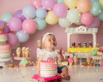 Sweet Treats - Wrinkle Free Fabric - Photography Backdrop