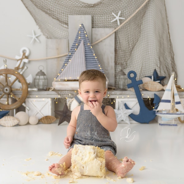 Sailing Out To Sea -Poly Paper- Photography Backdrop