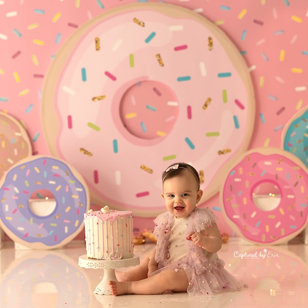 With Sprinkles On Top - Wrinkle Free Fabric - Photography Backdrop