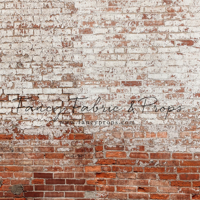 Backdrop Poly Paper Photography Printed Backdrop Prop St Louis Brick Wall Wrinkle Free Fabric Newborn Photography Backdrop