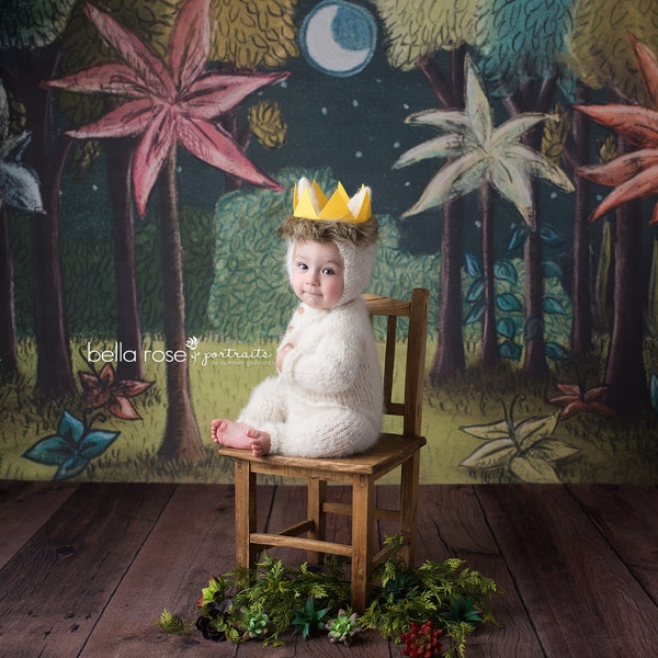 Where The Wild Things Are - Poly Paper - Photography Backdrop