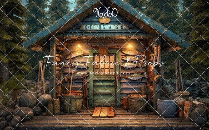 Gone Fishin' Bait Shop - Water Version With Sweep Option -photography ...