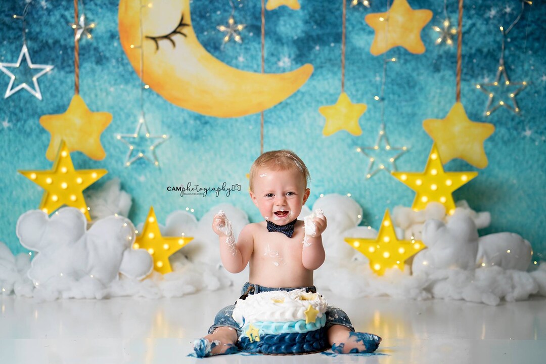 Like Backdrops Like A Diamond in the Sky -photography Printed Backdrop- Fabric ...