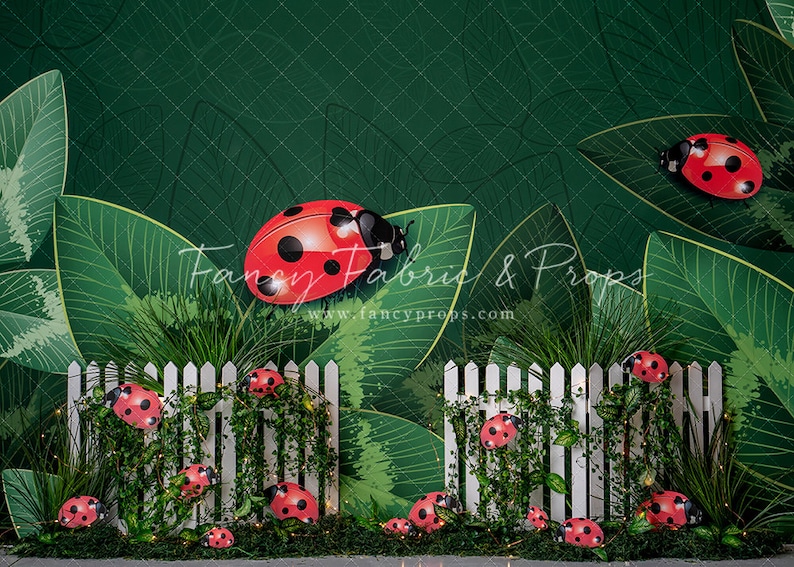 Little Bug Big World -photography Printed Backdrop- Fabric Backdrop ...