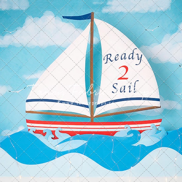 Ready 2 Sail - Poly Paper - Photography Backdrop